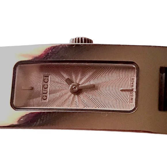 Gucci Watch Bracelet Original Vintage With Authenticity Card Women Size OS - Picture 12 of 13